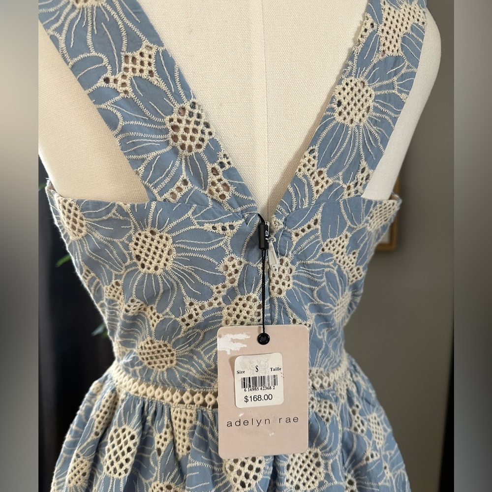 Adelyn Rae Embroidered Mini Dress - Picture 8 of 11